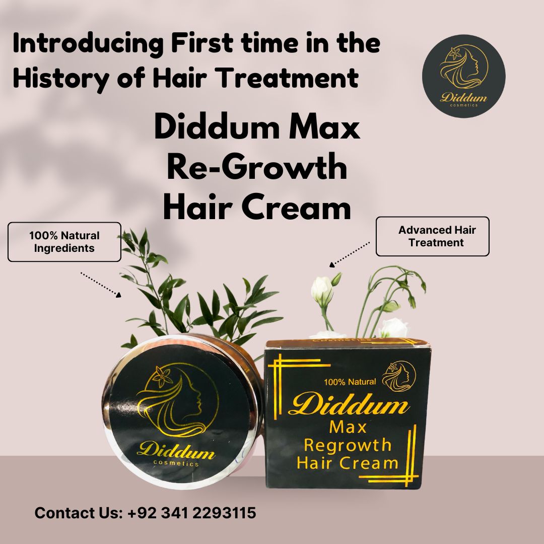 Diddum Max regrowth hair cream ..