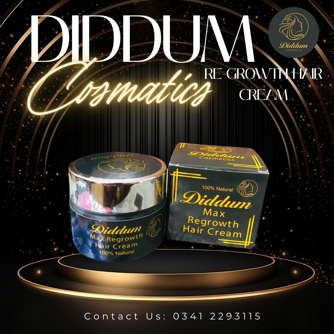 Diddum Max regrowth hair cream ..